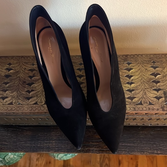 Gianvito Rossi black suede “Vamp” booties - Picture 2 of 6